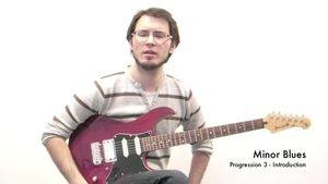 Online Guitar Lessons - Minor Blues - Progression 3
